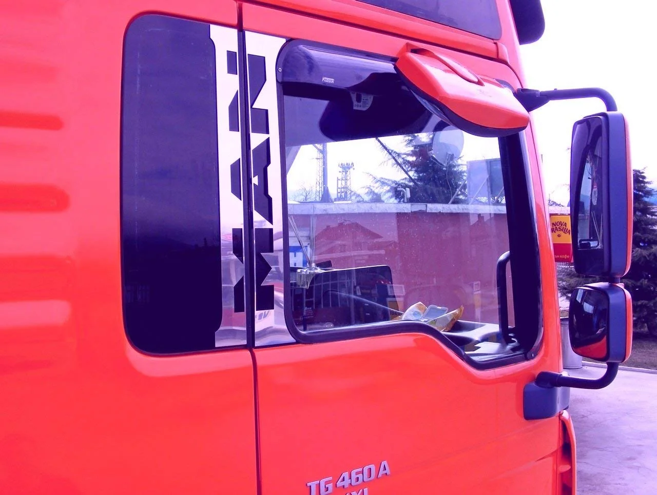 6 cubiertas de acero inoxidable para ventana puerta camiones MAN