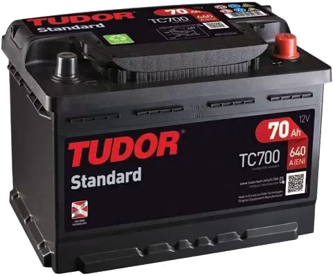 Bateria 70 ah Tudor 70AH / 640 A