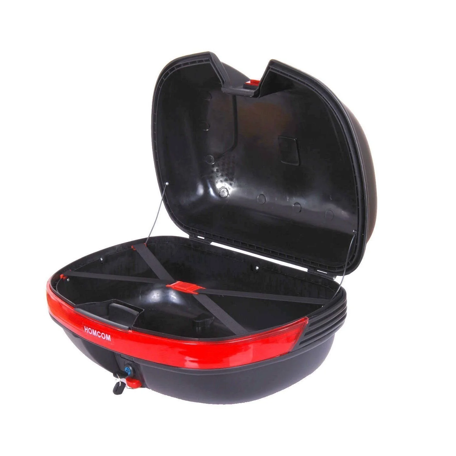 Baul universal para moto de 44L con llaves