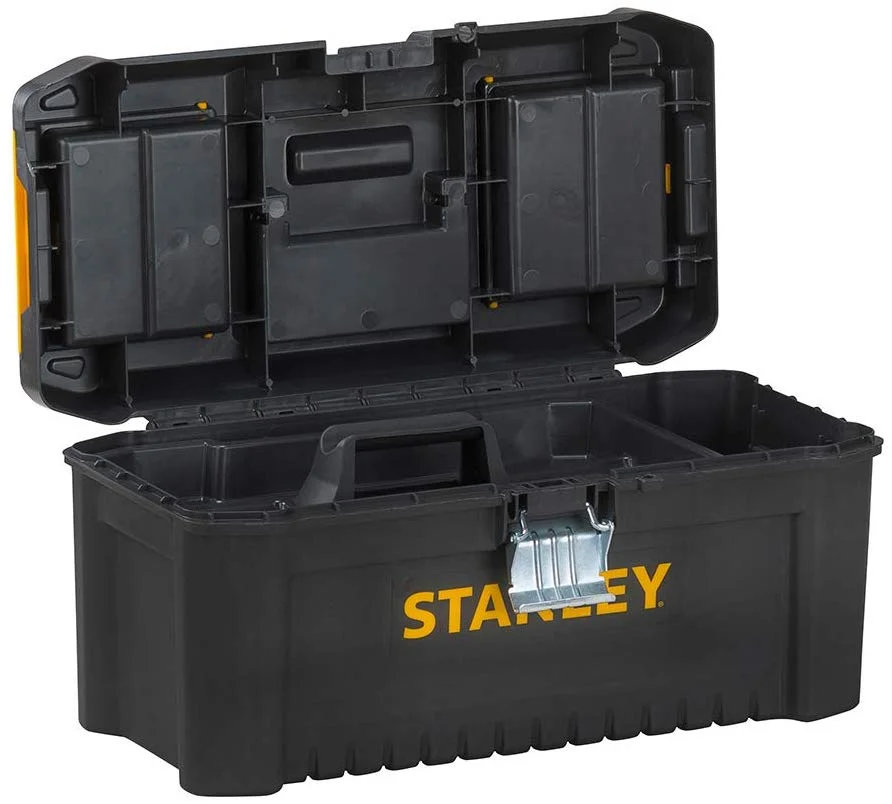 CAJA DE HERRAMIENTAS DE PLáSTICO CON CIERRE METáLICO STANLEY STST1-75518