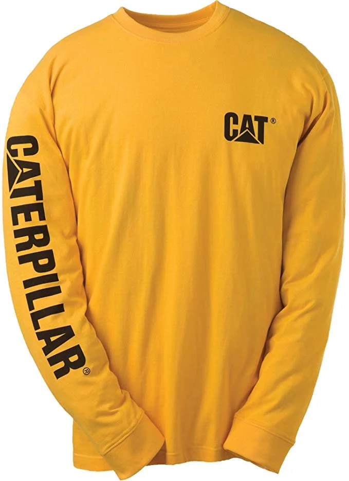 CAMISETA DE MANGA LARGA CATERPILLAR EN MUCHOS COLORES PARA HOMBRE