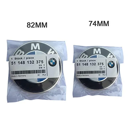 Emblema Bmw Cofre 82mm Y Cajuela 74mm.