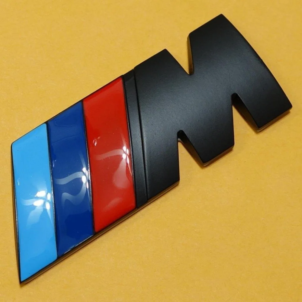 EMBLEMA ADHESIVO EN COLOR NEGRO BRILLANTE PARA BMW M MOTORSPORT