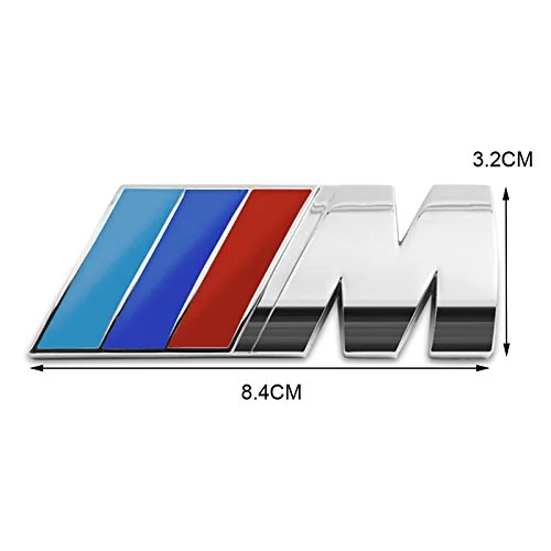 Emblema BMW Motorsport para Maletero M 72mm