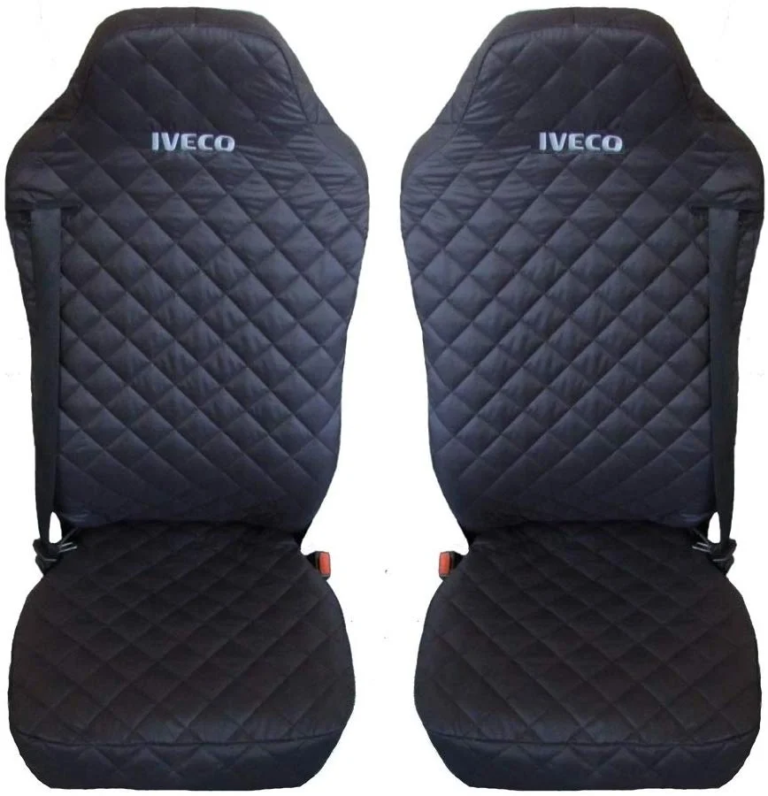 Fundas para Asiento de Camiones IVECO 2 Piezas en color negro