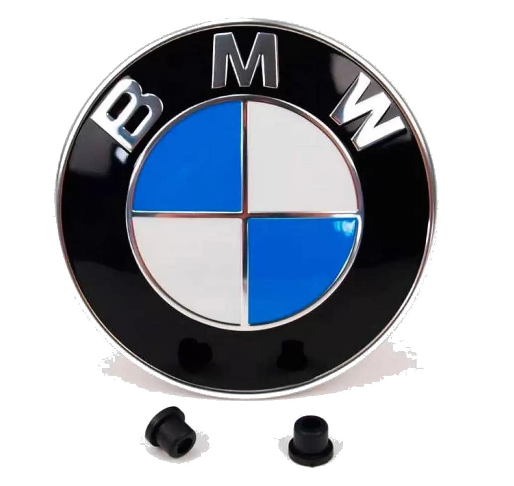 INSIGNIA BMW CAPó DE 82MM AZUL Y BLANCA