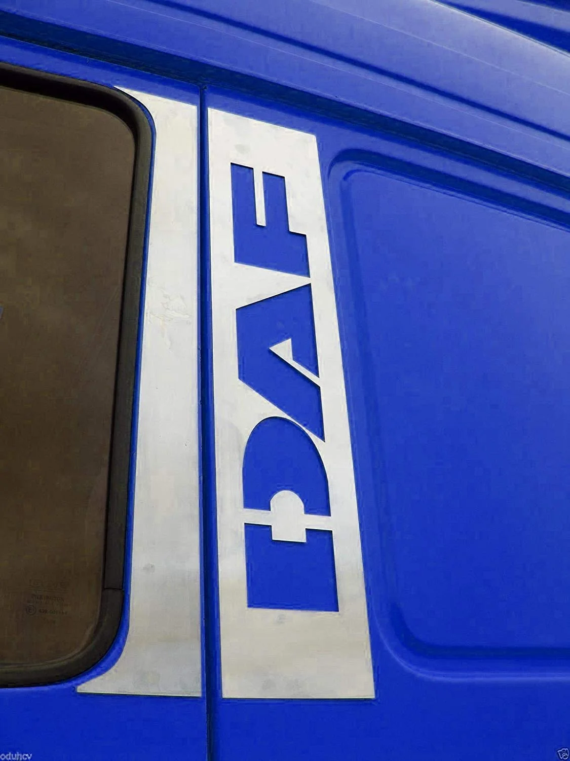 4 piezas decorativas de acero inoxidable cromado para puertas de camiones DAF XF