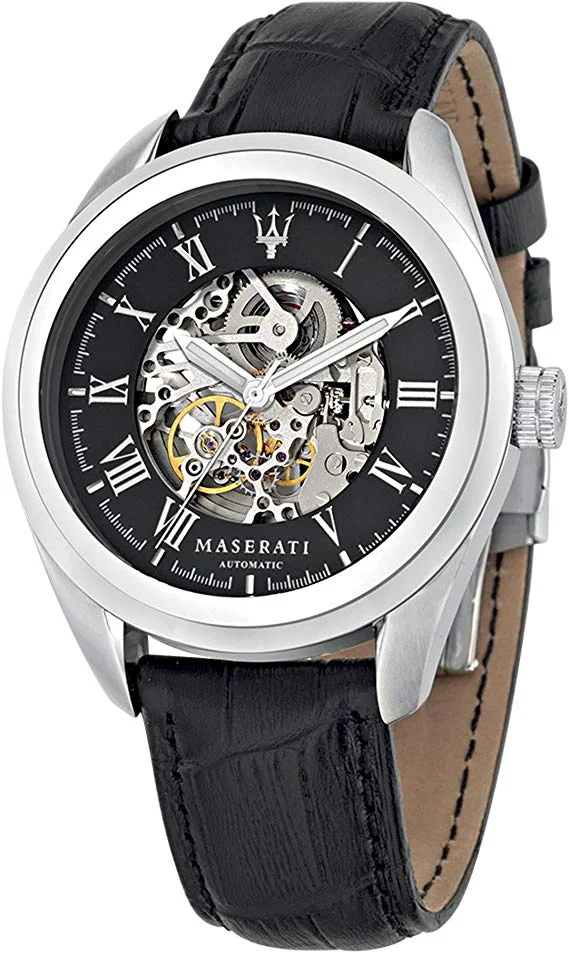 MASERATI RELOJ ANALóGICO AUTOMáTICO PARA HOMBRE CON CORREA DE CUERO � R8871612001