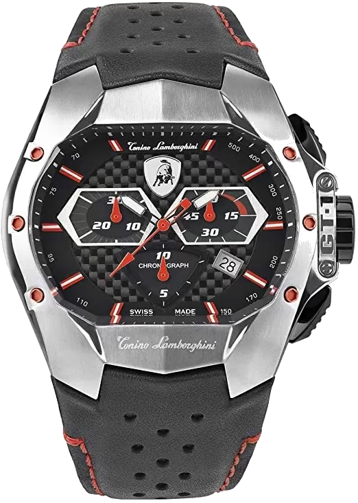 Reloj Lamborghini GT1 Cronógrafo steel red tonino