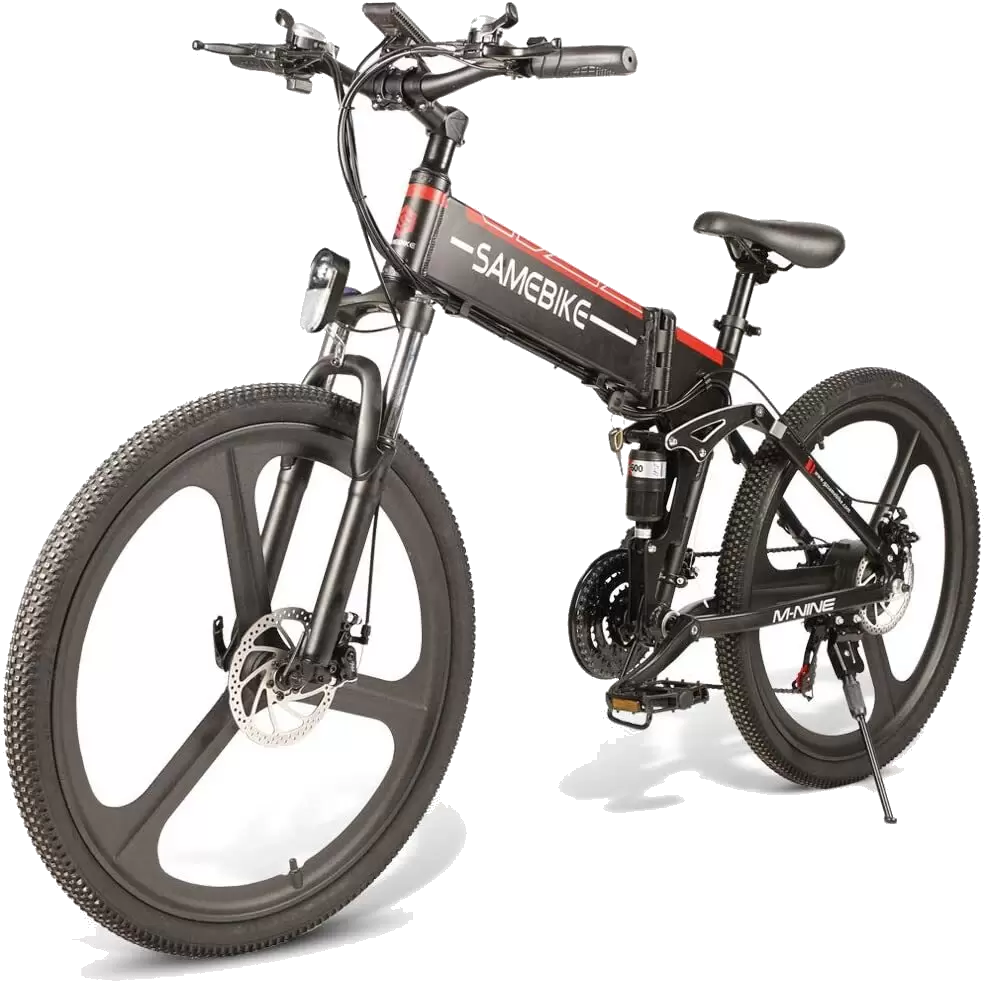 Ebike de montaña de 350w, 48v, 10Ah, con rueda plegable Samebike