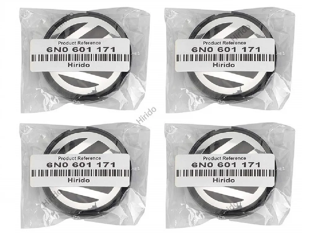 Conjunto de 4 tapabujes para Volkswagen de 55mm