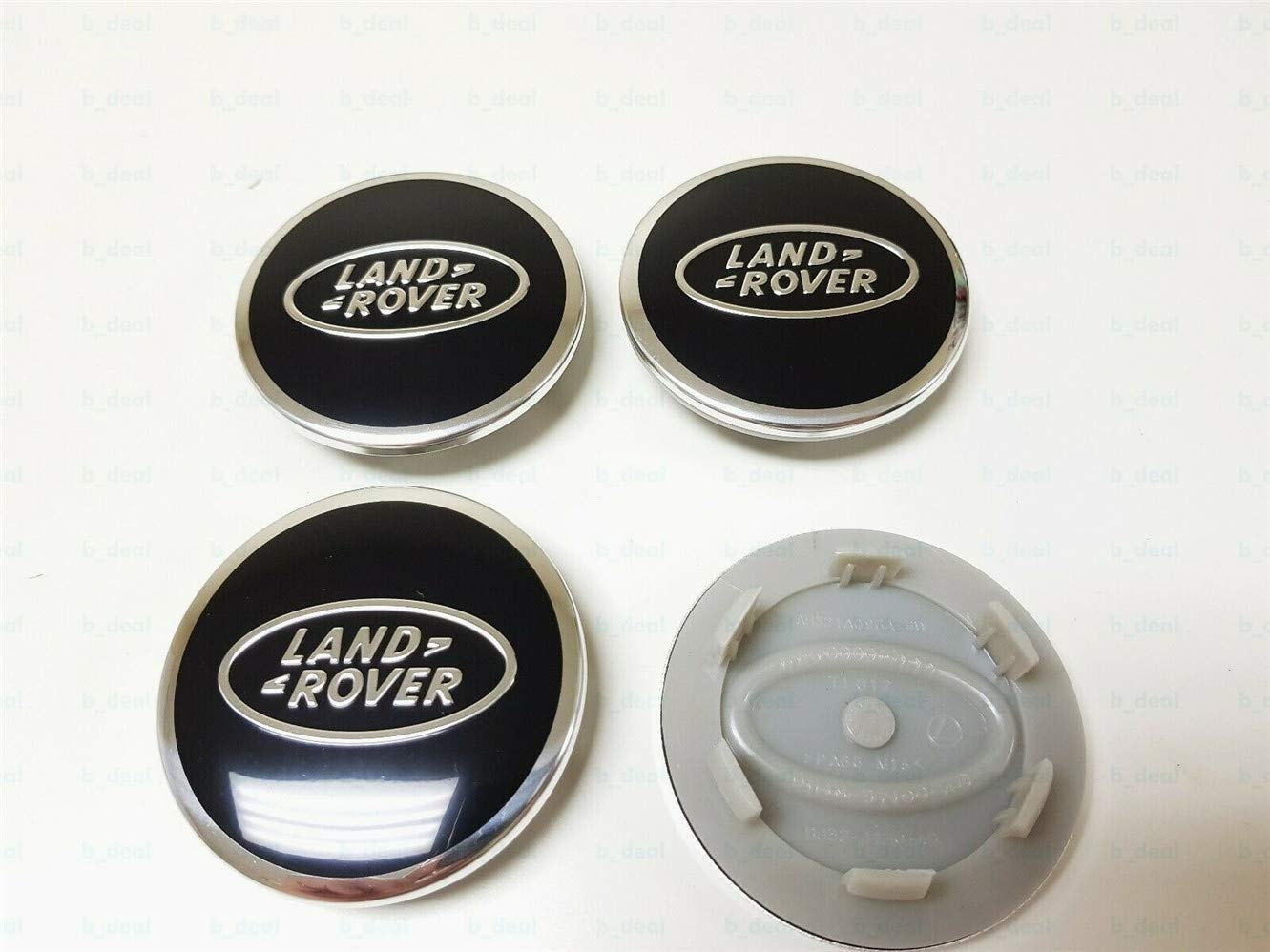 Conjunto de 4 tapabujes para llantas Land Rover de 63mm